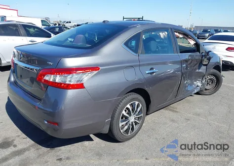2015 Nissan Sentra Sv из США, поврежденный, VIN 3N1AB7AP1FY260802